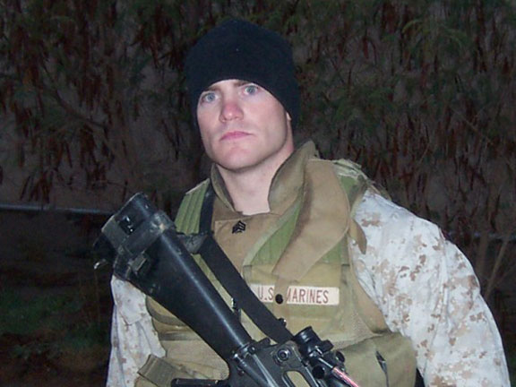 Chris Garten was a Gunnery Sergeant in the US Marine Corps